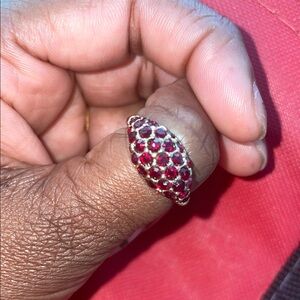 Elegant Red Gemstone Ring